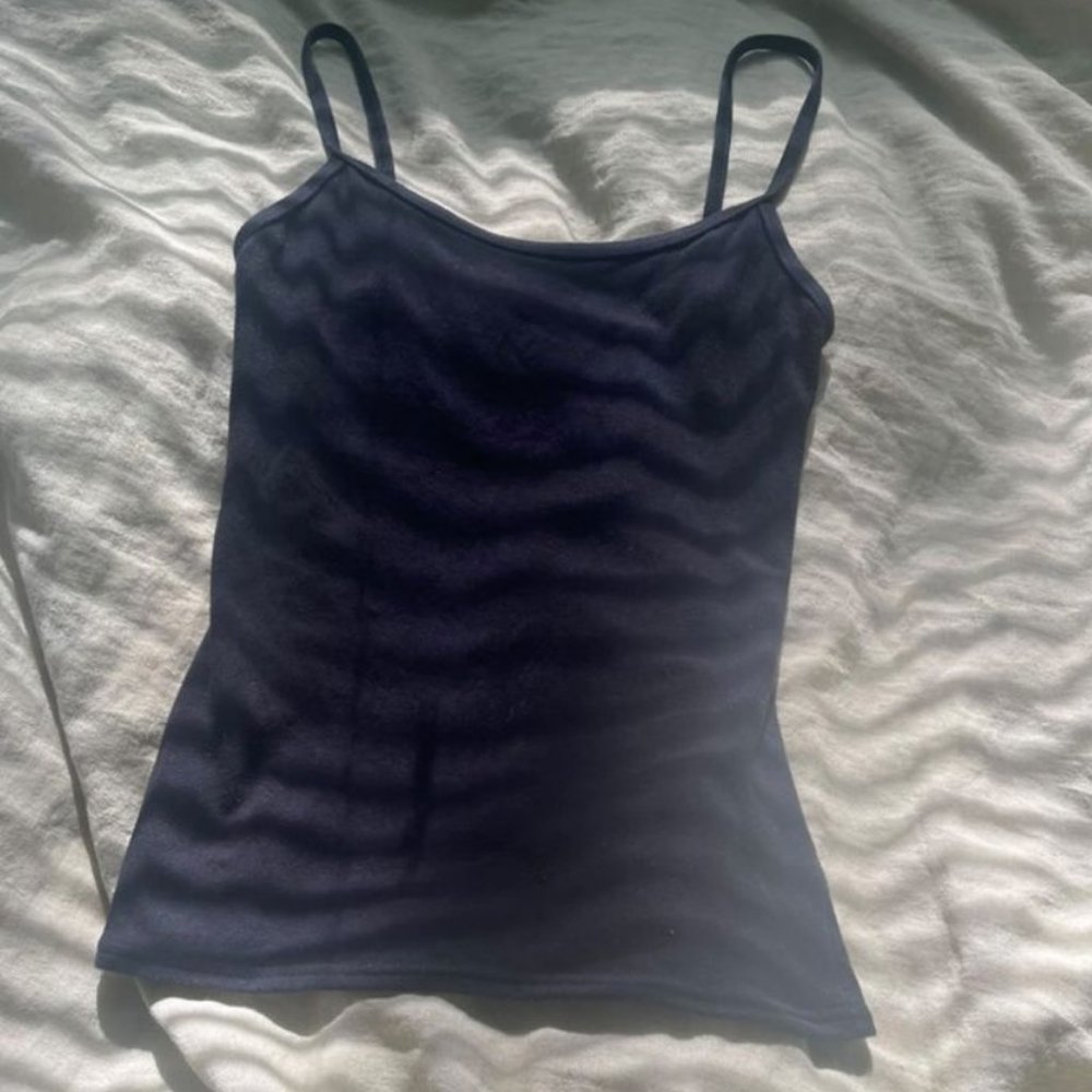 A Black Athletic Tank Top